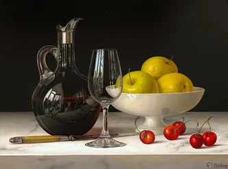 Apples and Red Wine